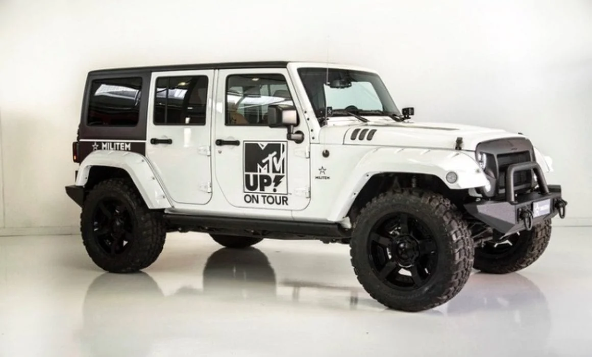 4x4 jeep MILITEM WRANGLER JIII MTV UP!