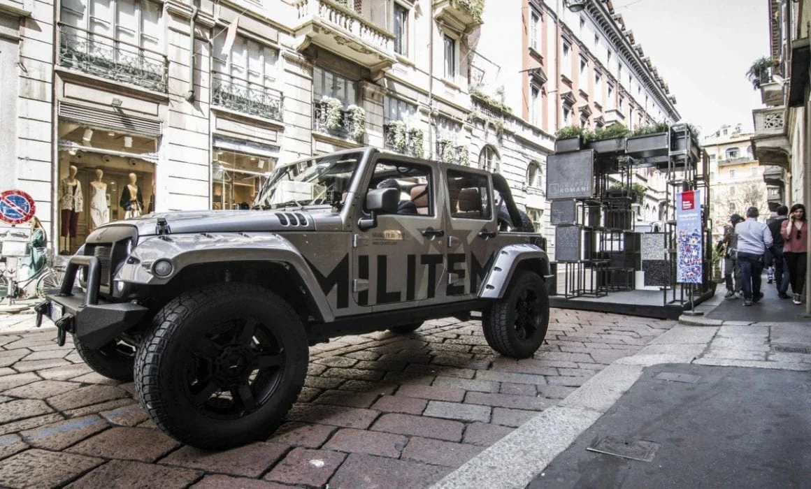 4x4 jeep Wrangler MILITEM JIII